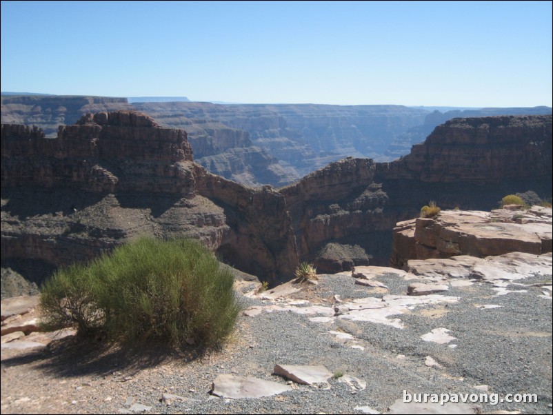 Grand Canyon West Rim.  Eagle Rock.