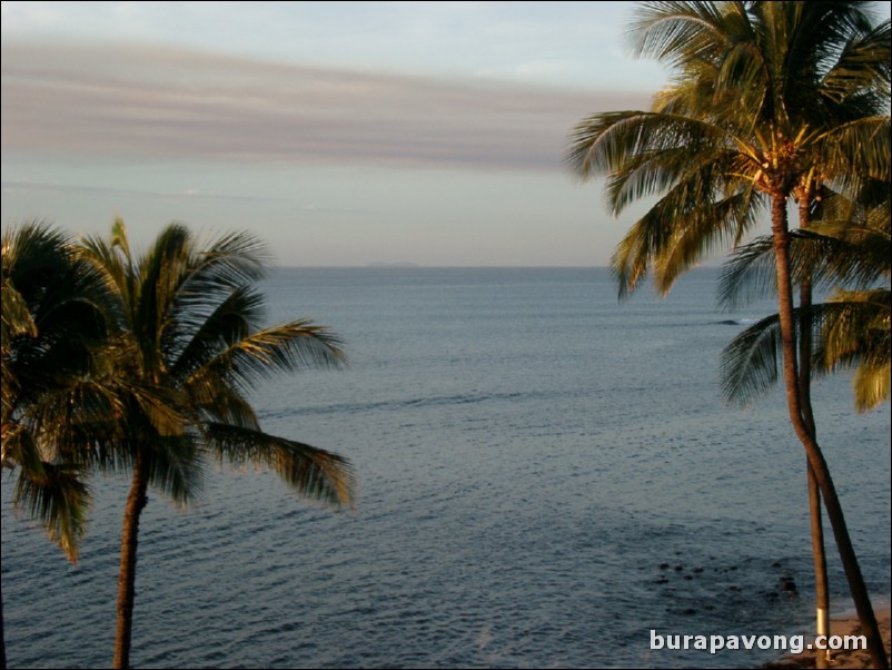 Sunrise at Maalaea Bay.