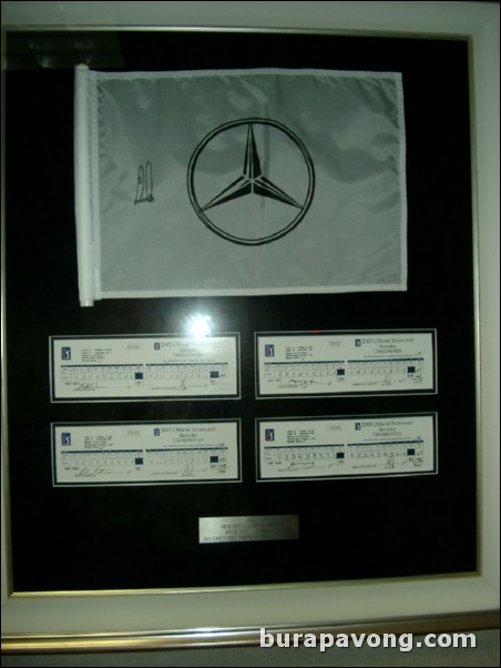 Scorecards from the Mercedes Championships.