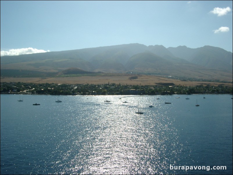 Parasailing in Lahaina. View from 900 feet.