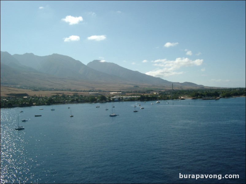 Parasailing in Lahaina. View from 900 feet.