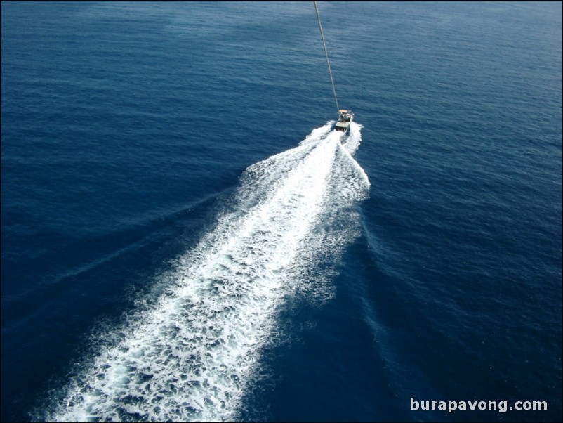 Parasailing in Lahaina. View from 900 feet.