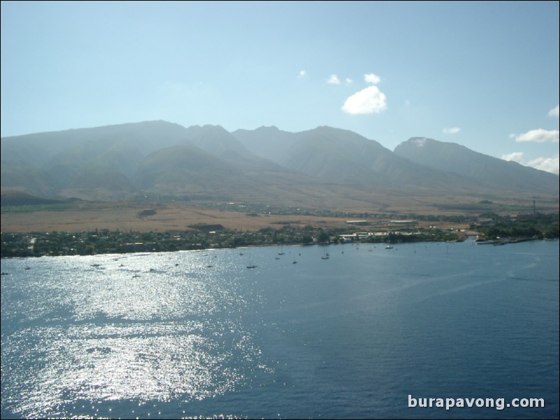 Parasailing in Lahaina. View from 900 feet.