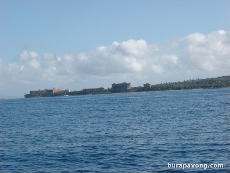 Lahaina coastline.