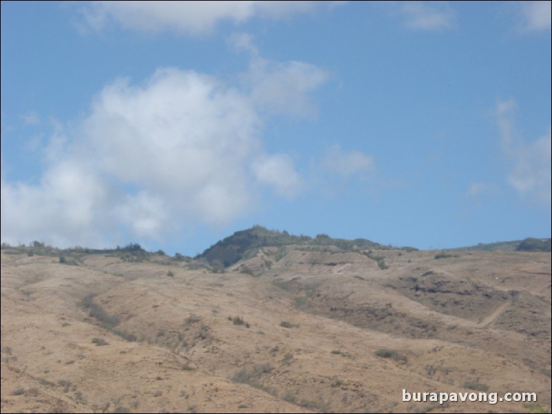 View of mountains from Maalaea.