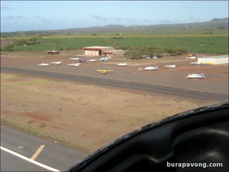 Arriving back to Kahului.