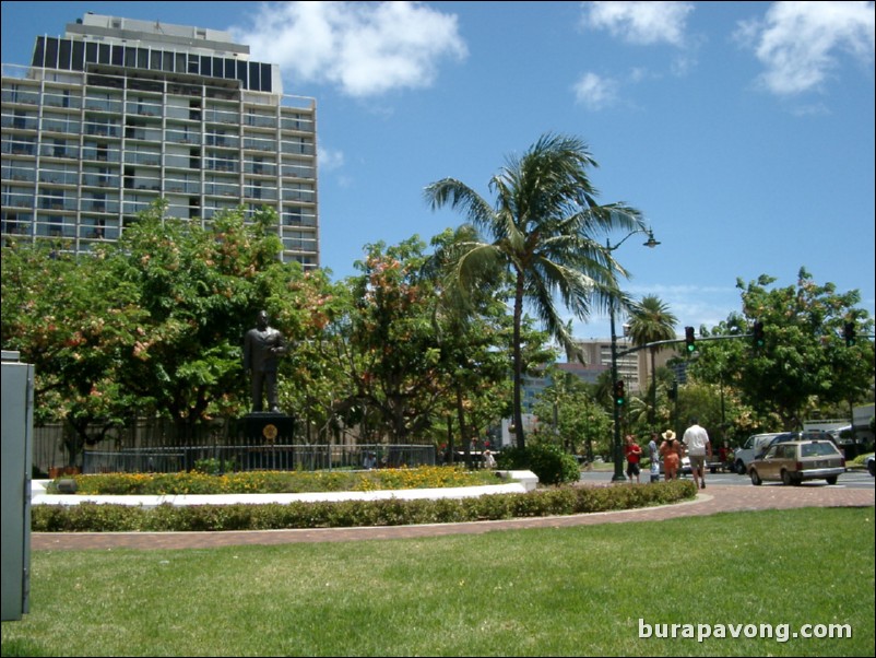 A beautiful day in Waikiki.