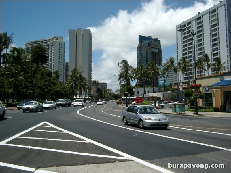 A beautiful day in Waikiki.