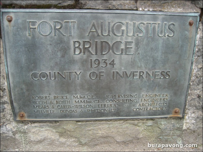 Fort Augustus Bridge.