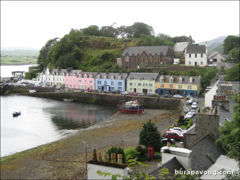 Portree harbour.