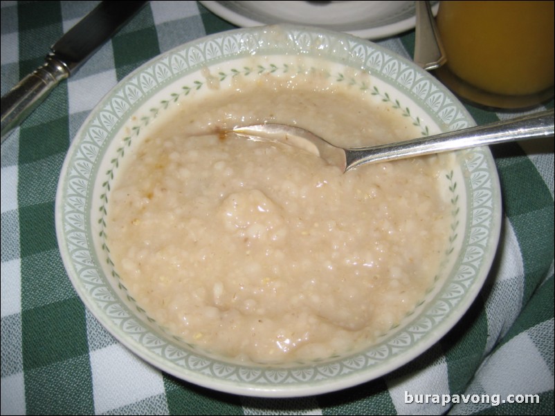 Scottish porridge.