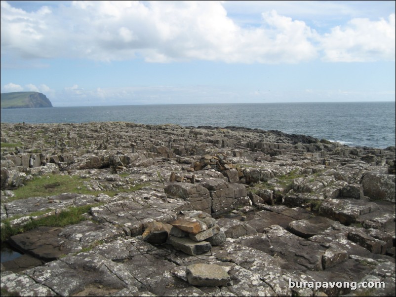 Neist Point rock formations.