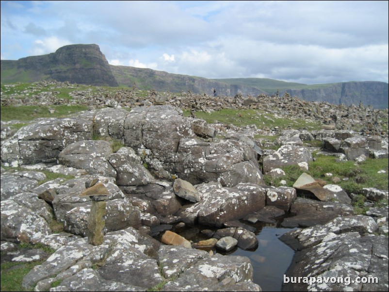 Neist Point rock formations.