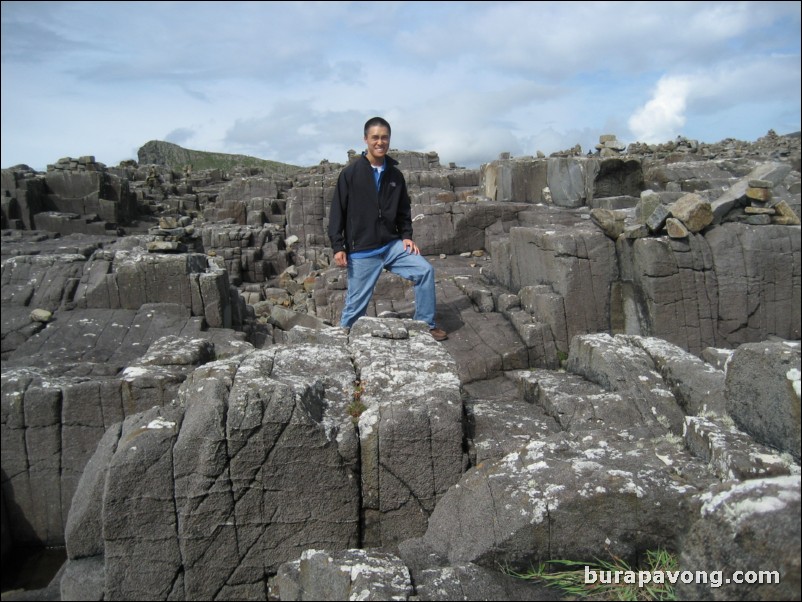 Neist Point rock formations.