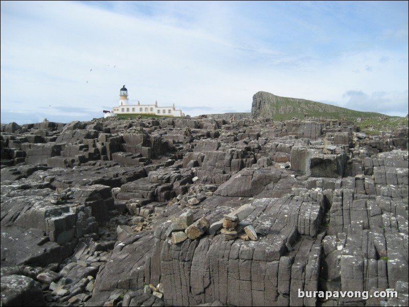 Neist Point rock formations.