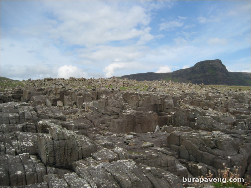 Neist Point rock formations.