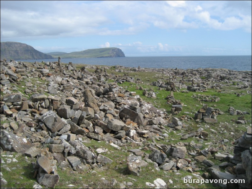 Neist Point rock formations.