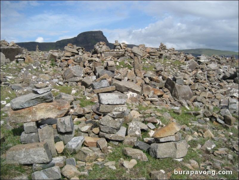 Neist Point rock formations.