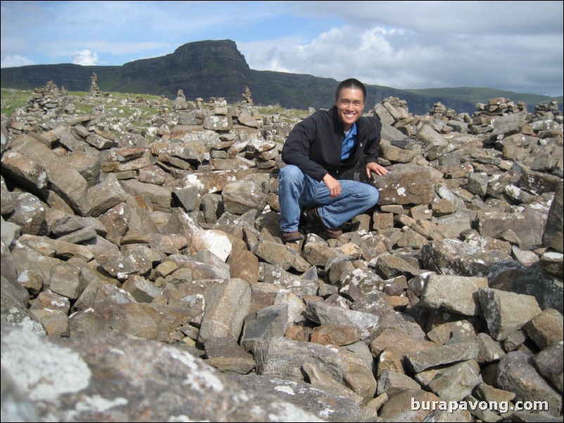 Neist Point rock formations.