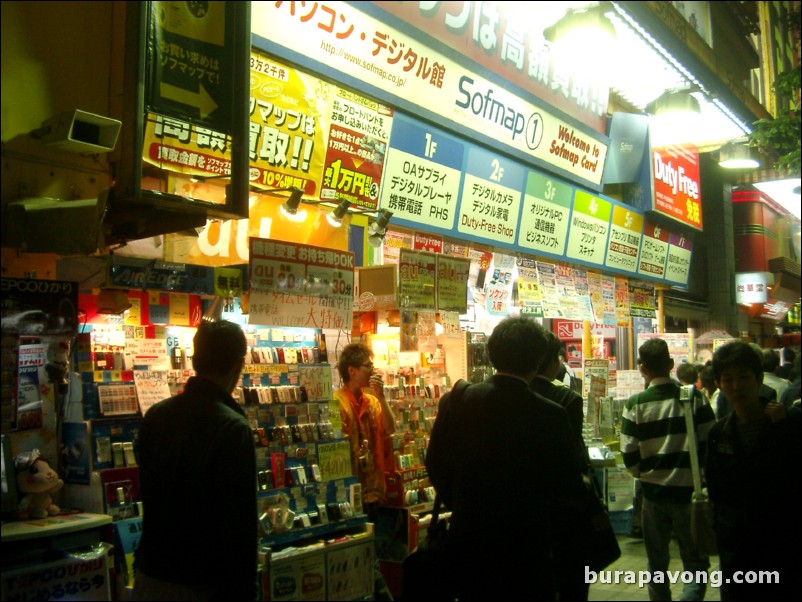 Akihabara at night.