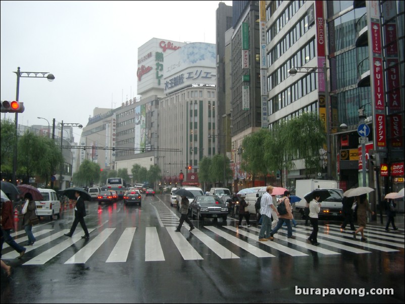 Rainy Ginza.