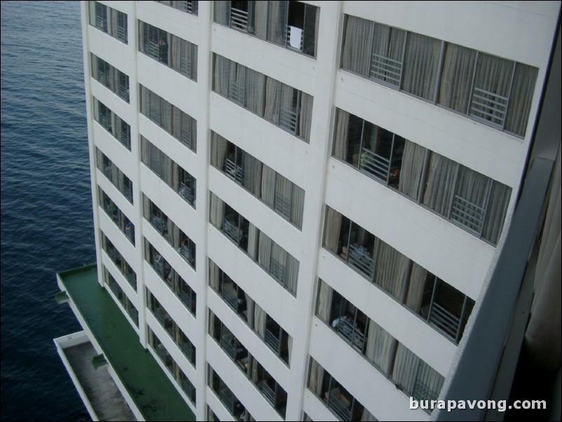 View from room at Hotel New Akao Royal Wing, Atami.