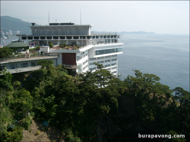 Nishikigaura coastline and gardens of Hotel New Akao Royal Wing, Atami.