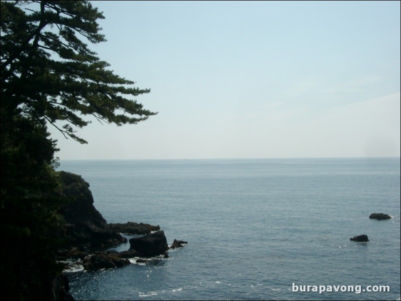 Nishikigaura coastline and gardens of Hotel New Akao Royal Wing, Atami.