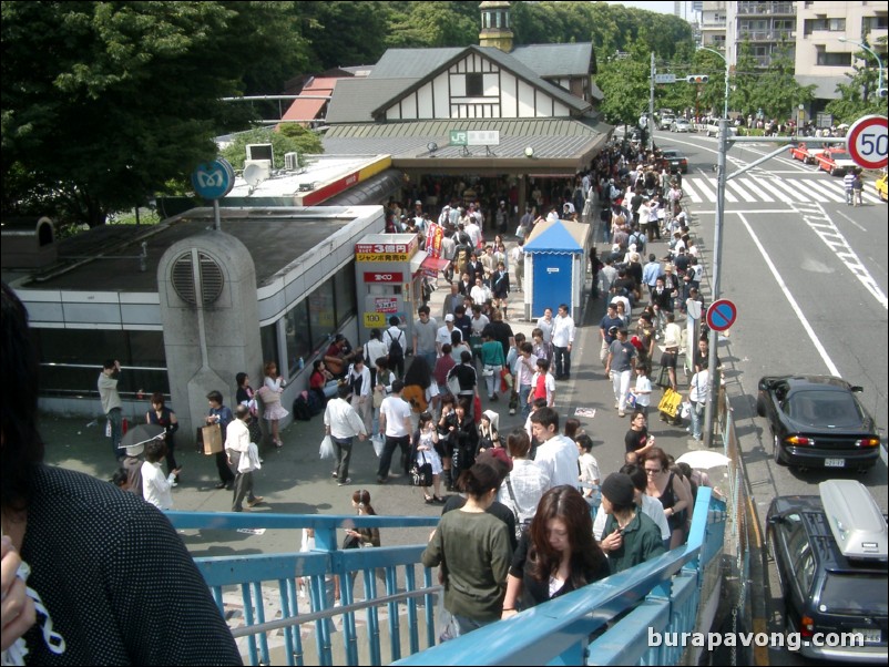 Harajuku station.