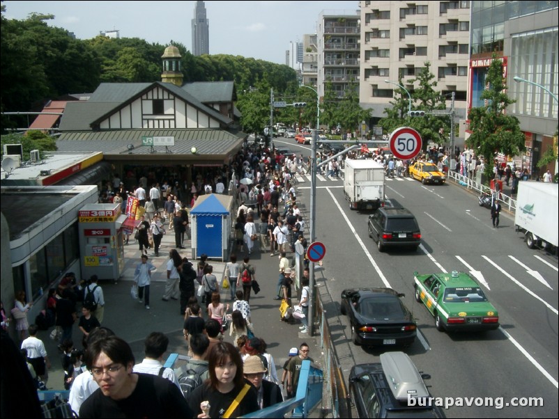 Harajuku station.