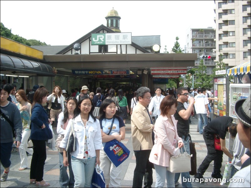 Harajuku station.