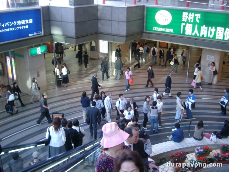 Ikebukuro station.