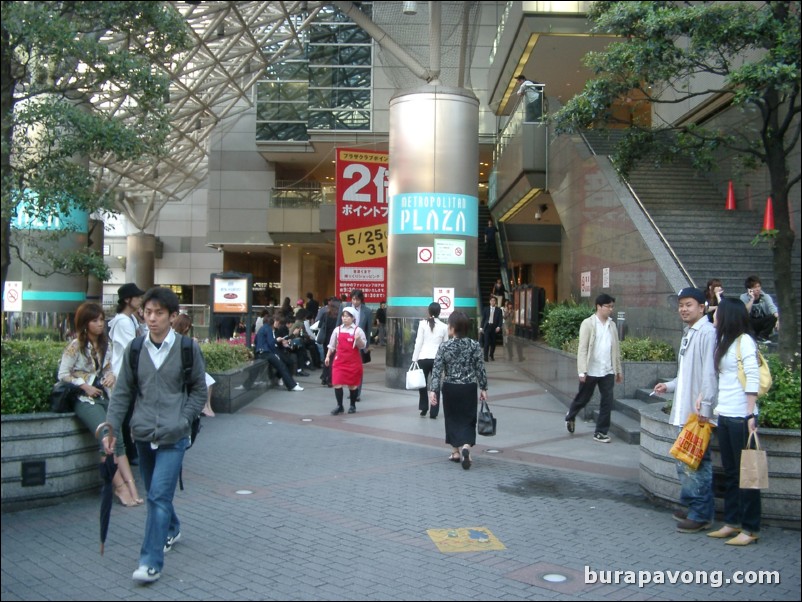 Outside Ikebukuro station.