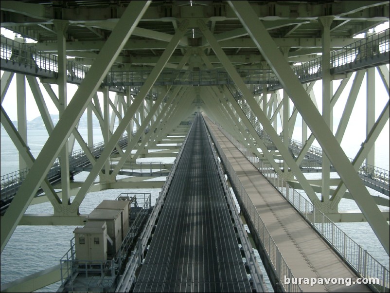 Akashi-Kaikyo Bridge, the world's longest suspension bridge.