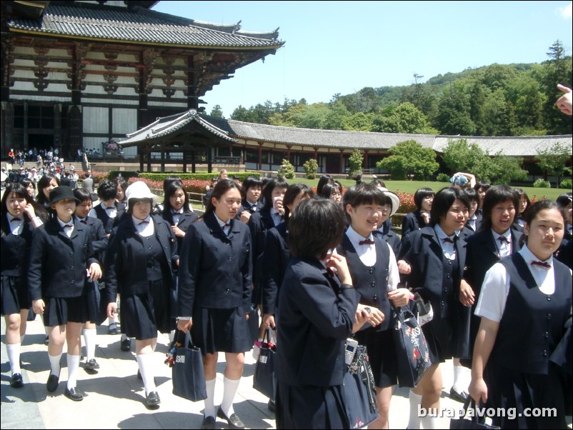 School kids, Todai-ji Temple.