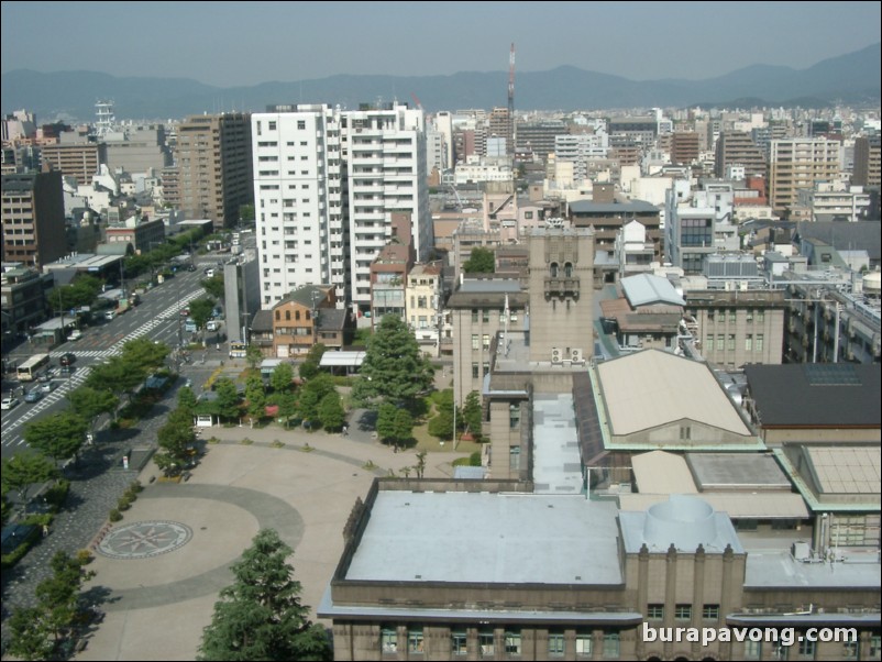 View of Kyoto from Kyoto Hotel Okura.