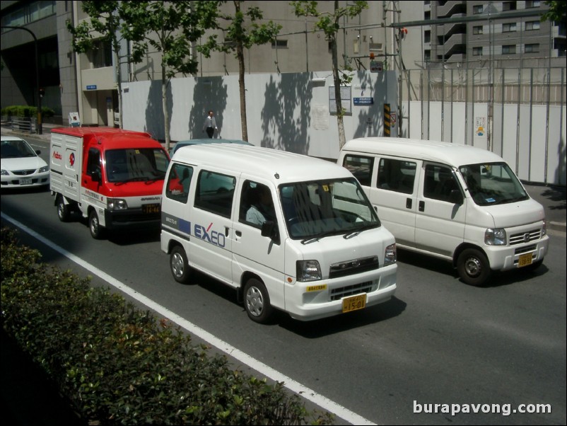 Japanese minivans.