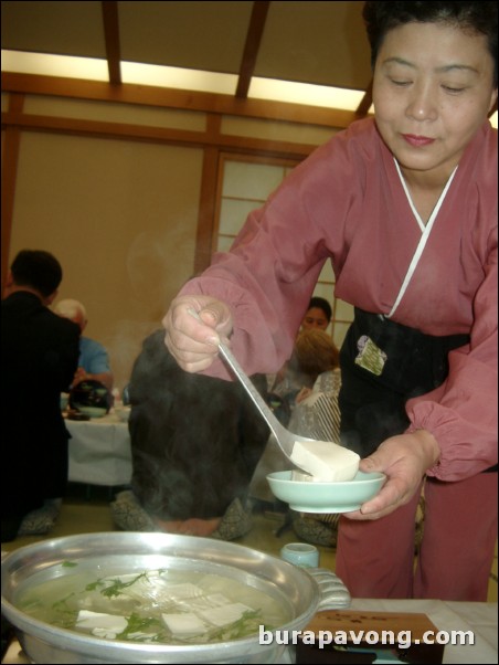 Traditional breakfast. Shouenso Ryokan, Kameoka.