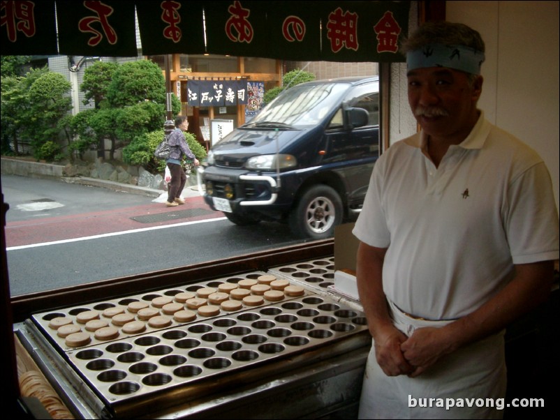 A small snack/dessert shop on Omote-Sando Ave.