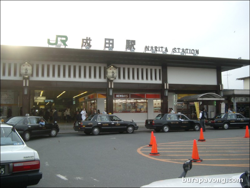 Narita station.