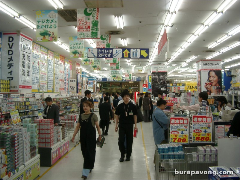 Shinsaibashi-Suji shopping center.