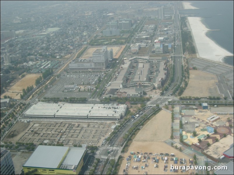 View from ANA Gate Tower Hotel.