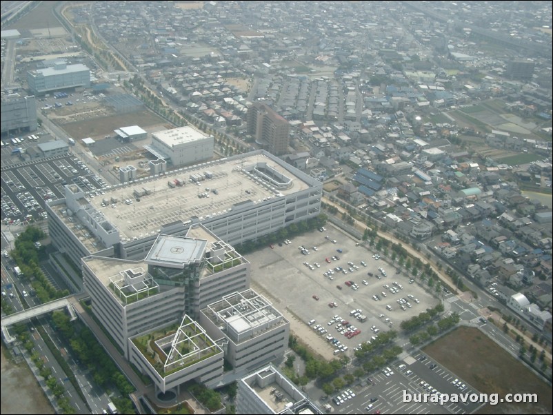 View from ANA Gate Tower Hotel.