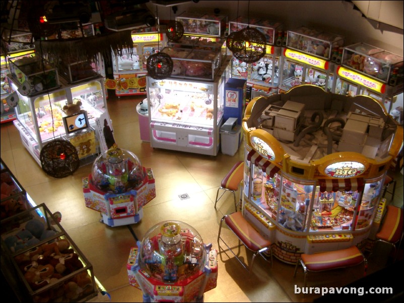 Arcade inside Beam Building.