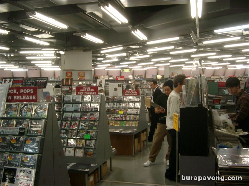 Record shop inside Beam Building.