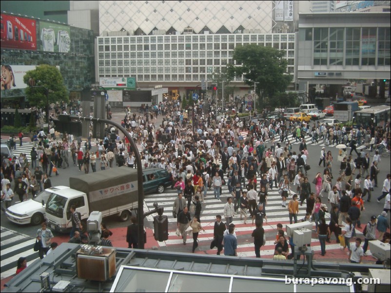 Shibuya. View from Starbucks.