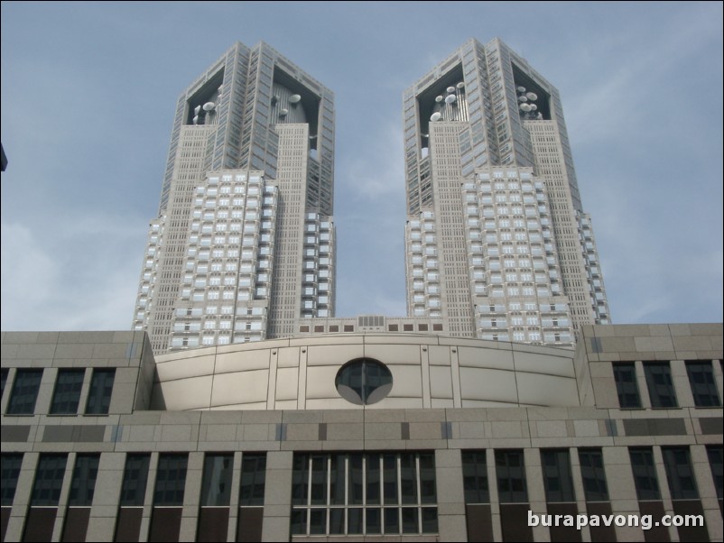 Skyscrapers of west Shinjuku. Tokyo Metropolitan Government Building No. 1.