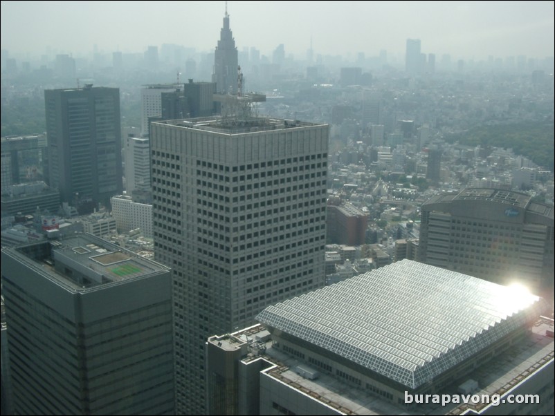 Skyscrapers of west Shinjuku. View from Tokyo Metropolitan Government Building No. 1.