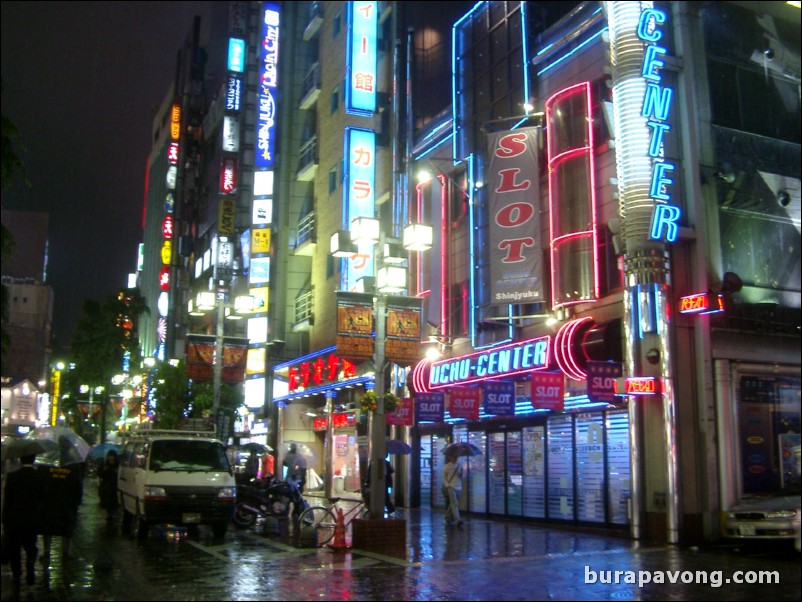 East Shinjuku at night. Kabuki-cho.