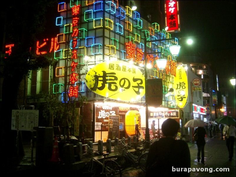 East Shinjuku at night. Kabuki-cho.